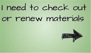 Check out or renew? 